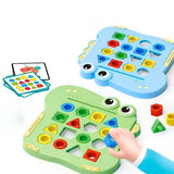 Dinosaur Shape Matching Montessori Game - 3Y+
