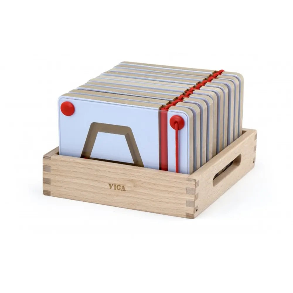 Viga Toys Magnetic Writing Board 3Y+ - Geometric Shapes