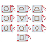 Viga Toys Magnetic Writing Board 3Y+ - Geometric Shapes