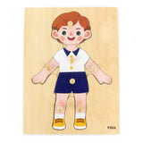 Puzzle Viga Toys Partes del Cuerpo 18M+ - Niño