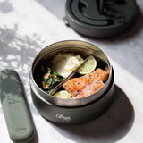 Citron Stainless Steel Food Thermos 400ml - Black