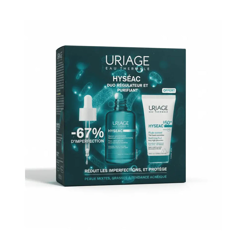 Uriage Hyséac Duo Booster Serum 30 ml & SPF50+ 50ml
