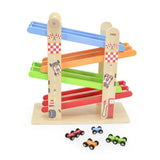 Viga Toys Double Ramp Racing Track - 18M+