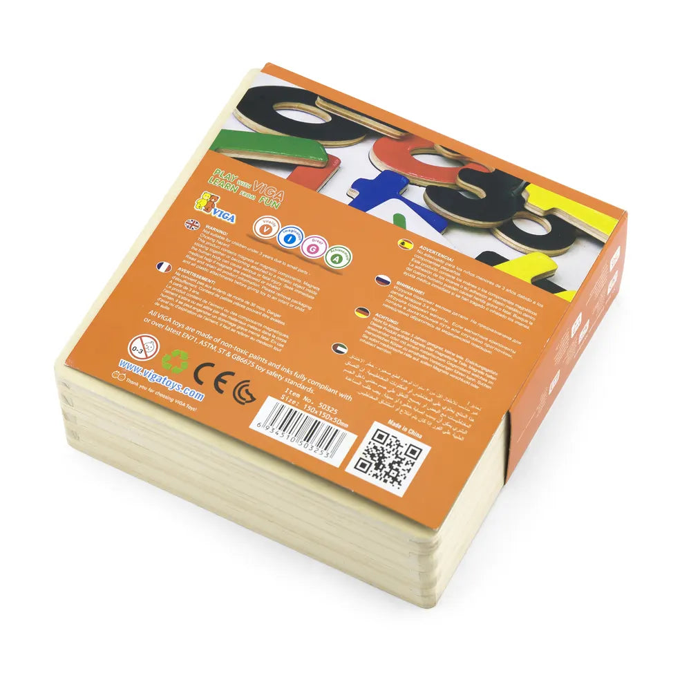 Viga Toys Cifras Magnéticas de Madera – 3 años+