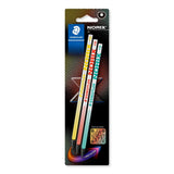 Staedtler Lote de 3 Lápices de Grafito HB