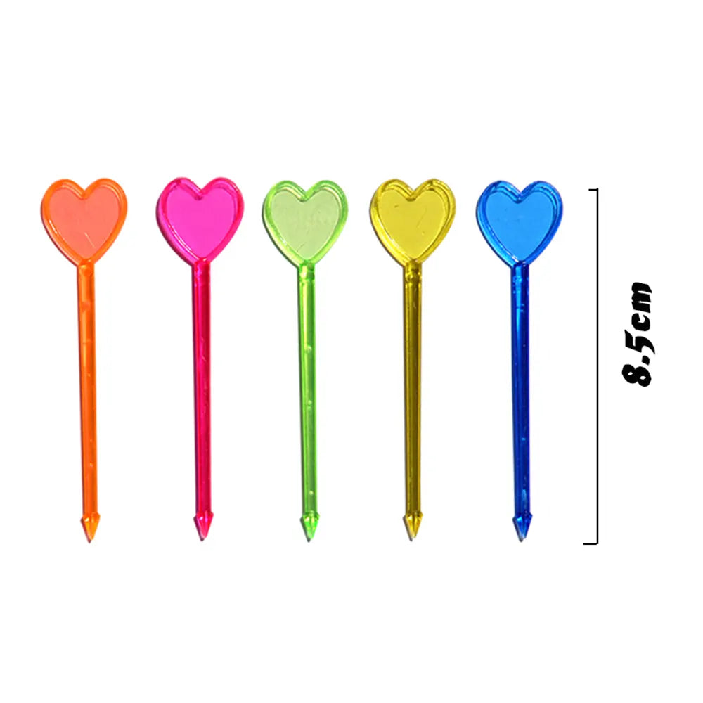 Set de 100 Pinchos para Cupcakes de Color Liso