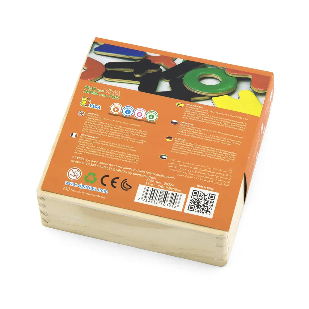 Viga Toys Letras Magnéticas de Madera – 3 años+