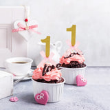 Set de 10 Pinchos para Cupcakes - 1er Cumpleaños