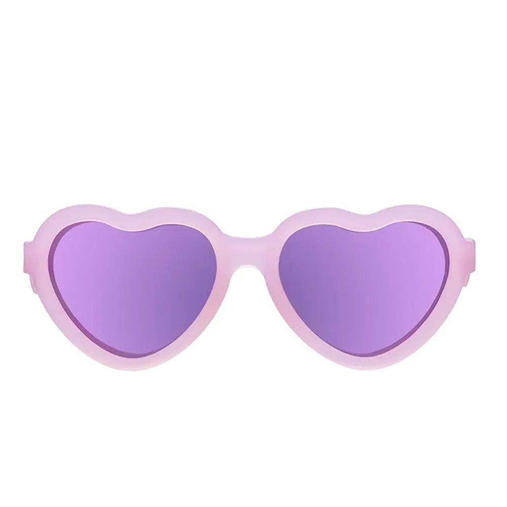 Babiators Polarized Heart Sunglasses 0-2 Years - Frosted Pink