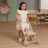 Viga Toys Doll Stroller Grey – 18M+