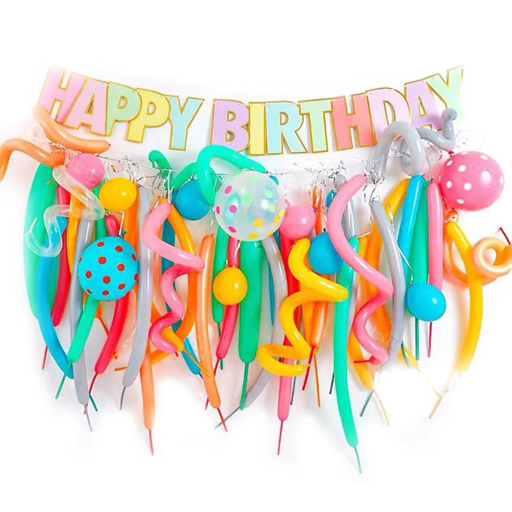 Colorful Happy Birthday Balloon Kit