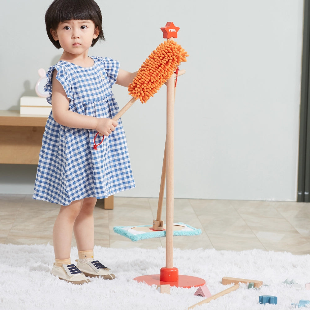 Viga Toys Ensemble d'Outils de Nettoyage 3A+
