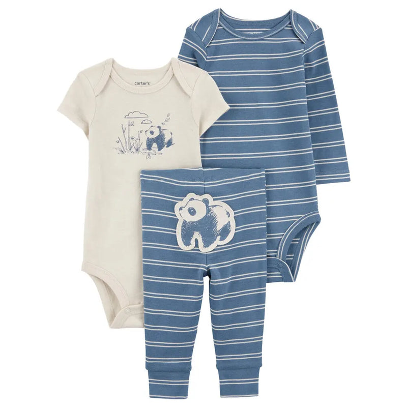 Carter's 3-Piece Set - Blue Panda