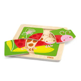 Viga Toys Wooden Ladybug Flat Puzzle – 12M+