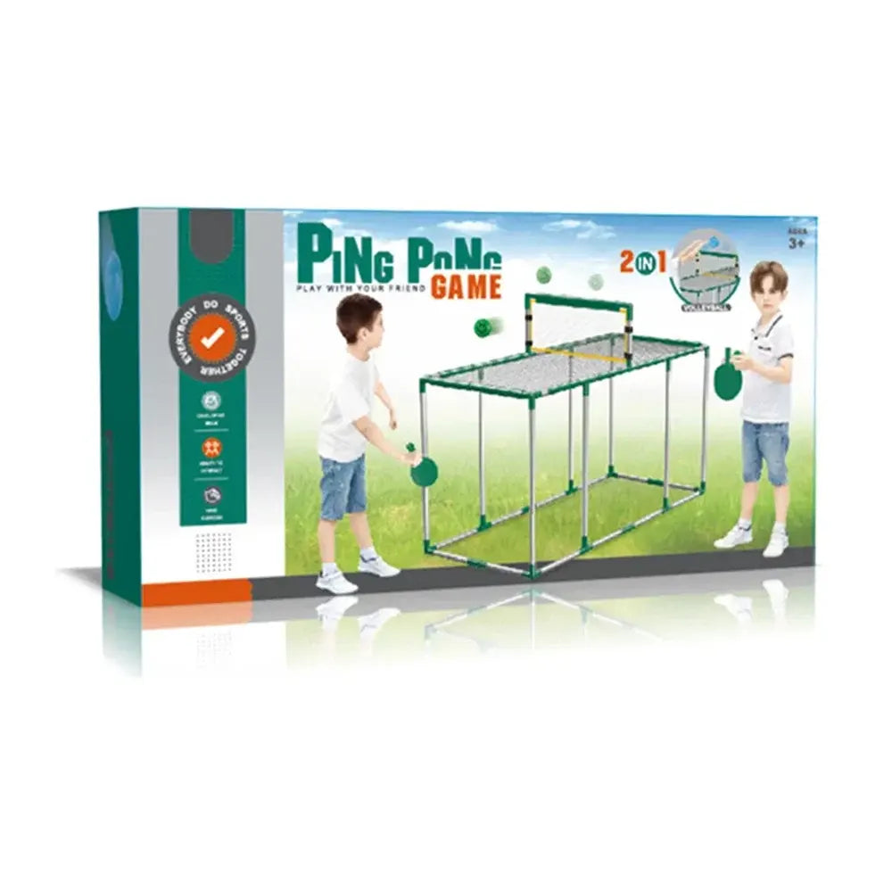 2-in-1 Ping Pong & Volleyball Game – 3Y+