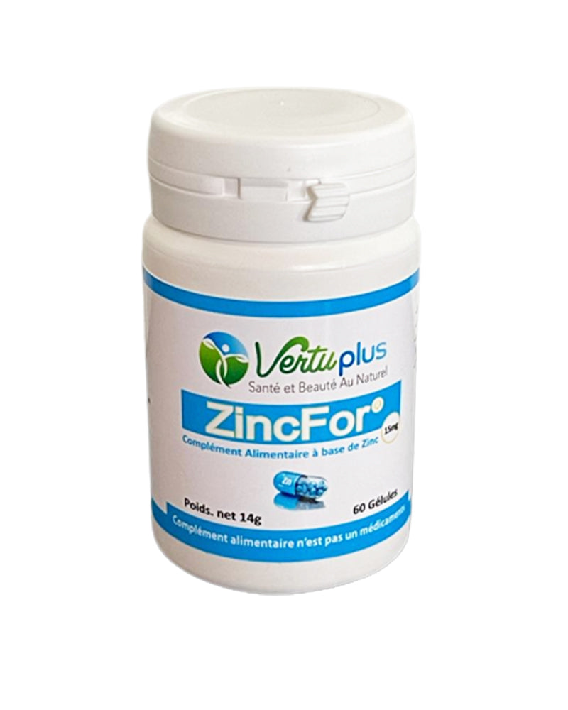 Vertuplus Zinc For 15mg - 60 Gél