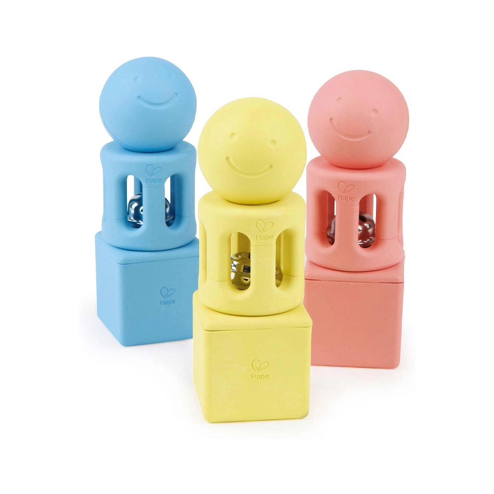 Hape Geometric Rattle Trio 0M+