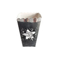 6 cajas de palomitas de maíz Happy Birthday - Plata