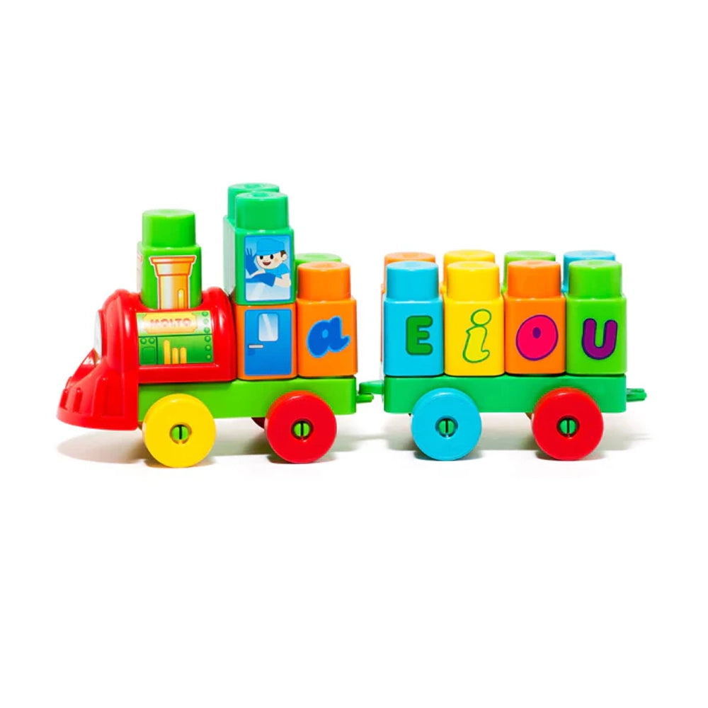 Molto Block Train with 28 Blocks