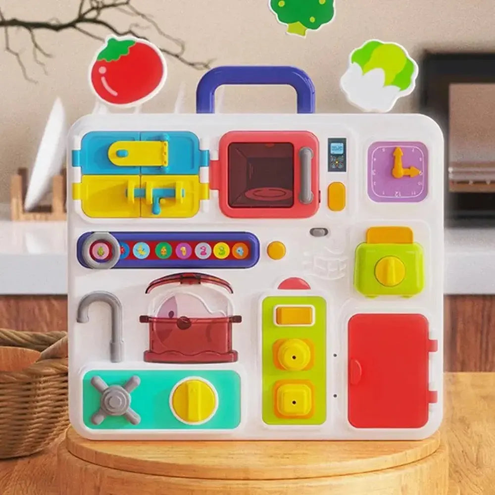 Mini Cocina Interactiva para Bebé con Sonidos y Luces 18M+