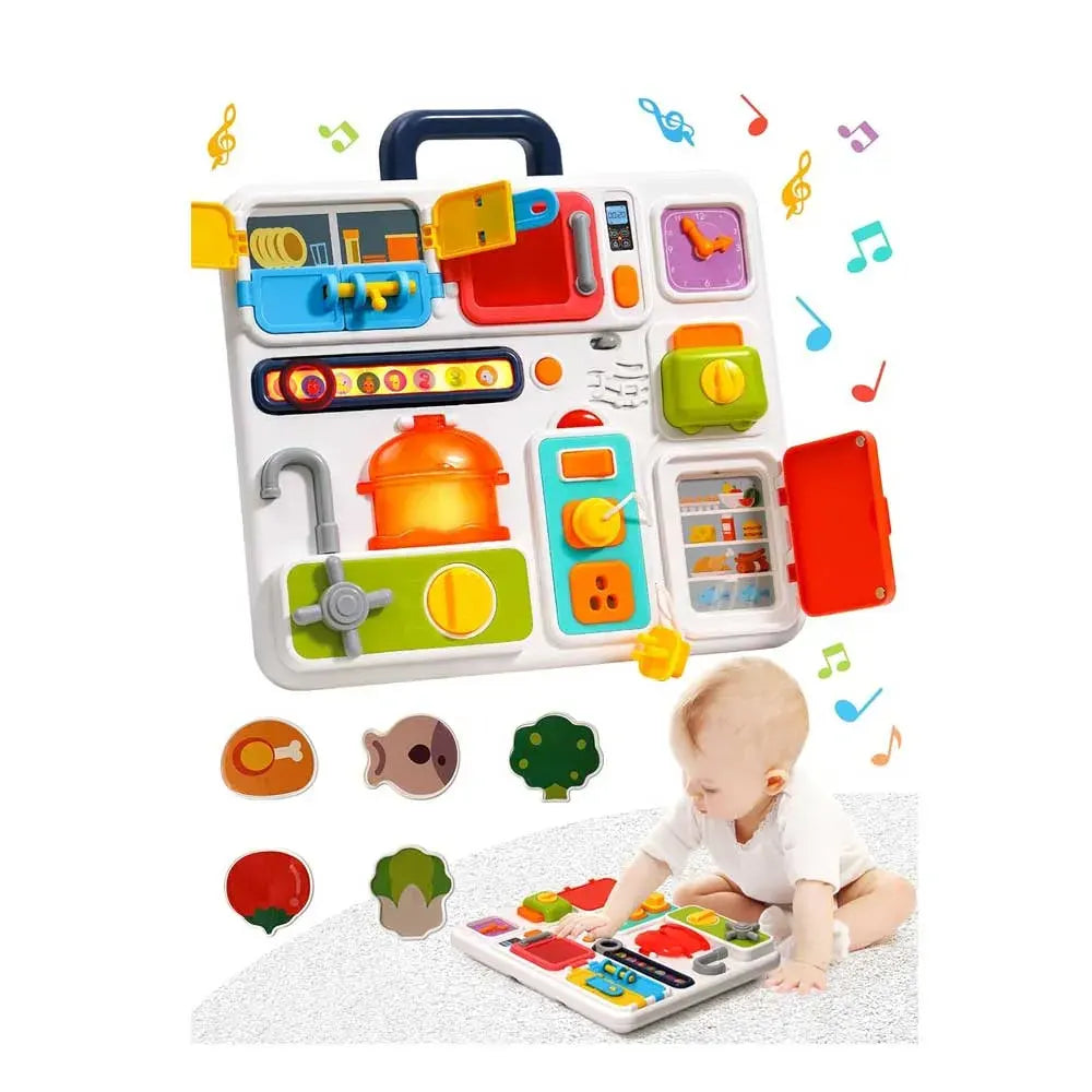 Mini Cocina Interactiva para Bebé con Sonidos y Luces 18M+