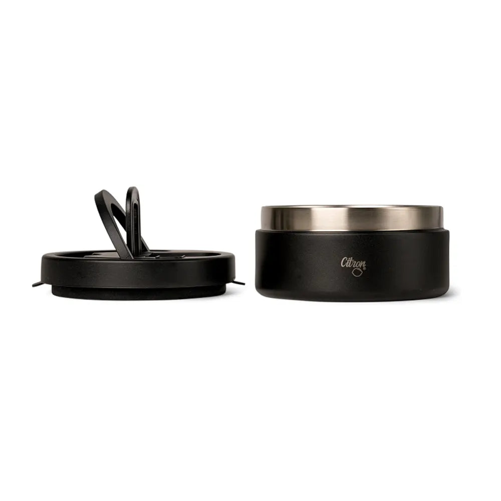 Citron Stainless Steel Food Thermos 400ml - Black