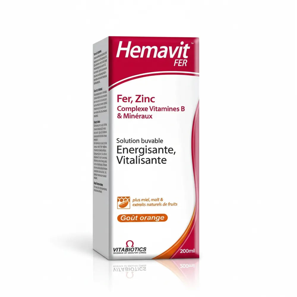 Vitabiotics - Hemavit Iron Complex Vitamins B and Minerals Liquid - 200ml