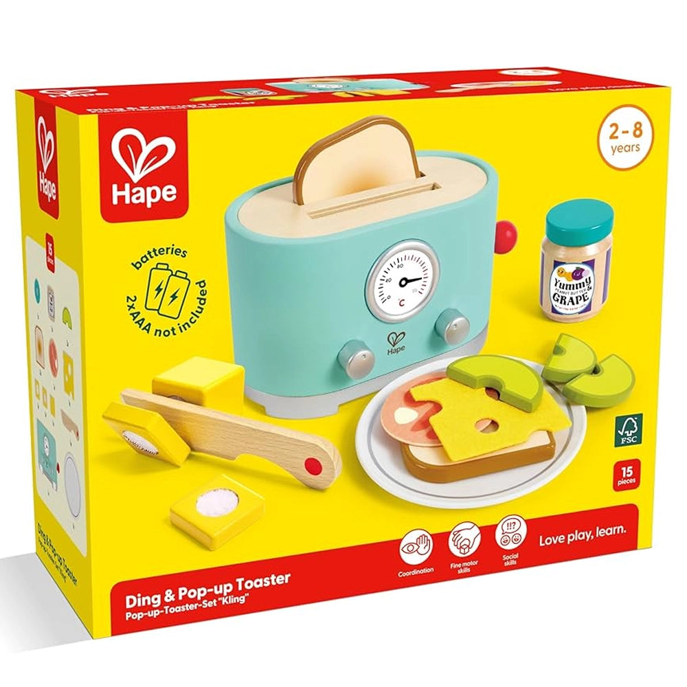 Hape Pop-Up Toaster "Ding" 2-8Y
