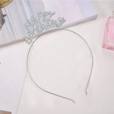 Silver Happy Birthday Headband – 1 Piece