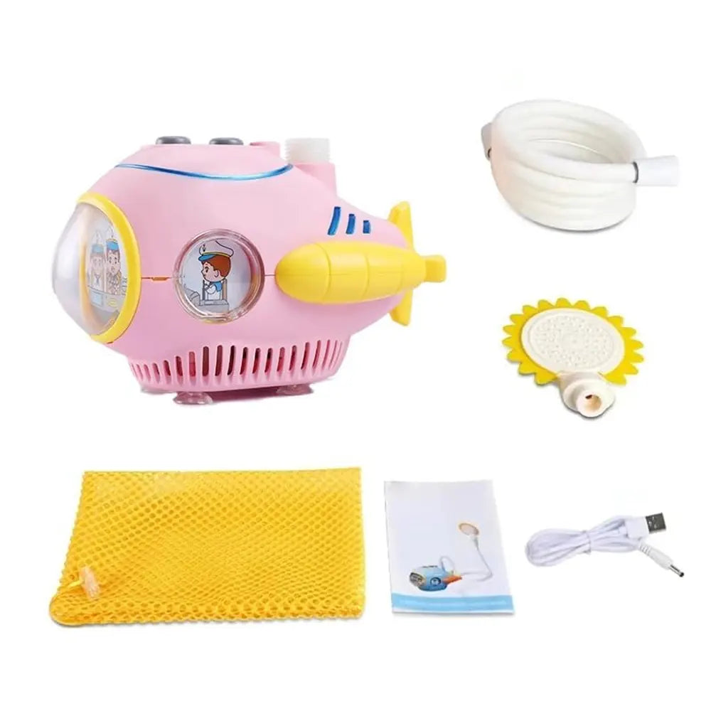 Electric Submarine Shower Toy with Shower Head - 3Y+