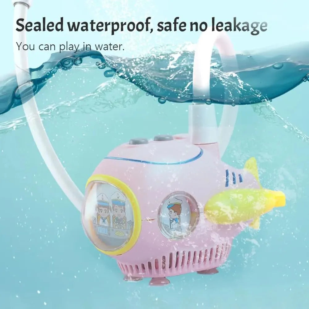 Electric Submarine Shower Toy with Shower Head - 3Y+