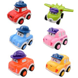 Set of 6 Friction-Powered Miniature Cars – 3Y+