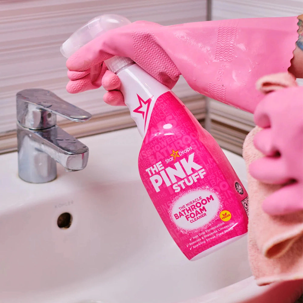 The Pink Stuff Mousse Nettoyante Miracle pour Salle de Bain - 750ml