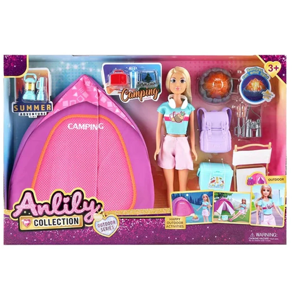 Camping Doll with Accessories 3Y+