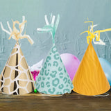 Set de 8 Sombreros de Papel - Salvaje