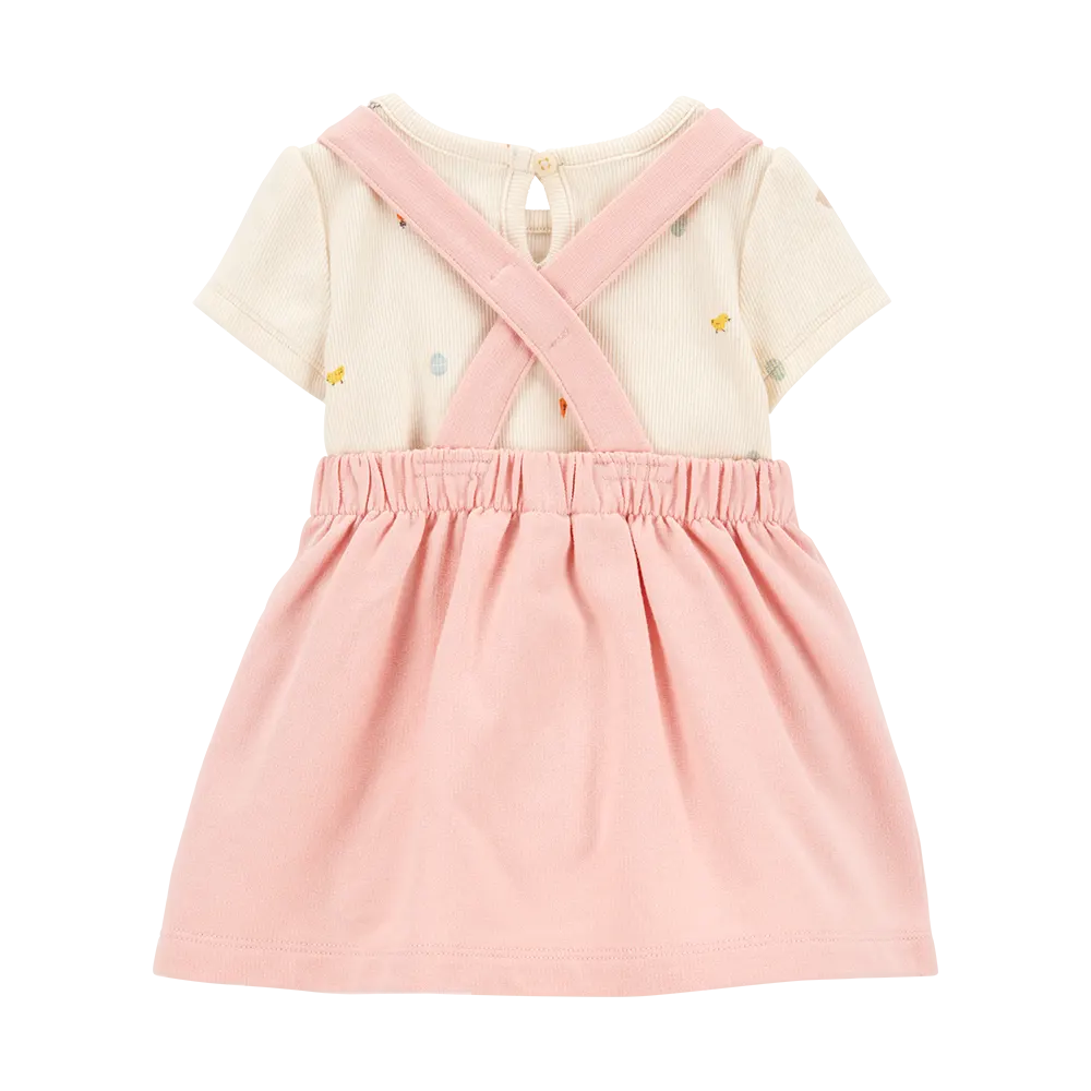 Carter's Baby Bodysuit & Overalls Set - Bunny