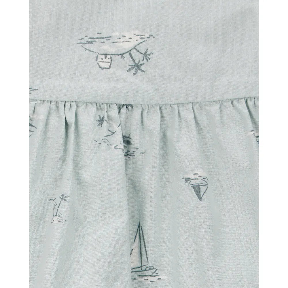 Ensemble débardeur et short imprimé bébé fille