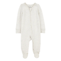Mameluco PurelySoft con cremallera para bebé Carter's - Gris
