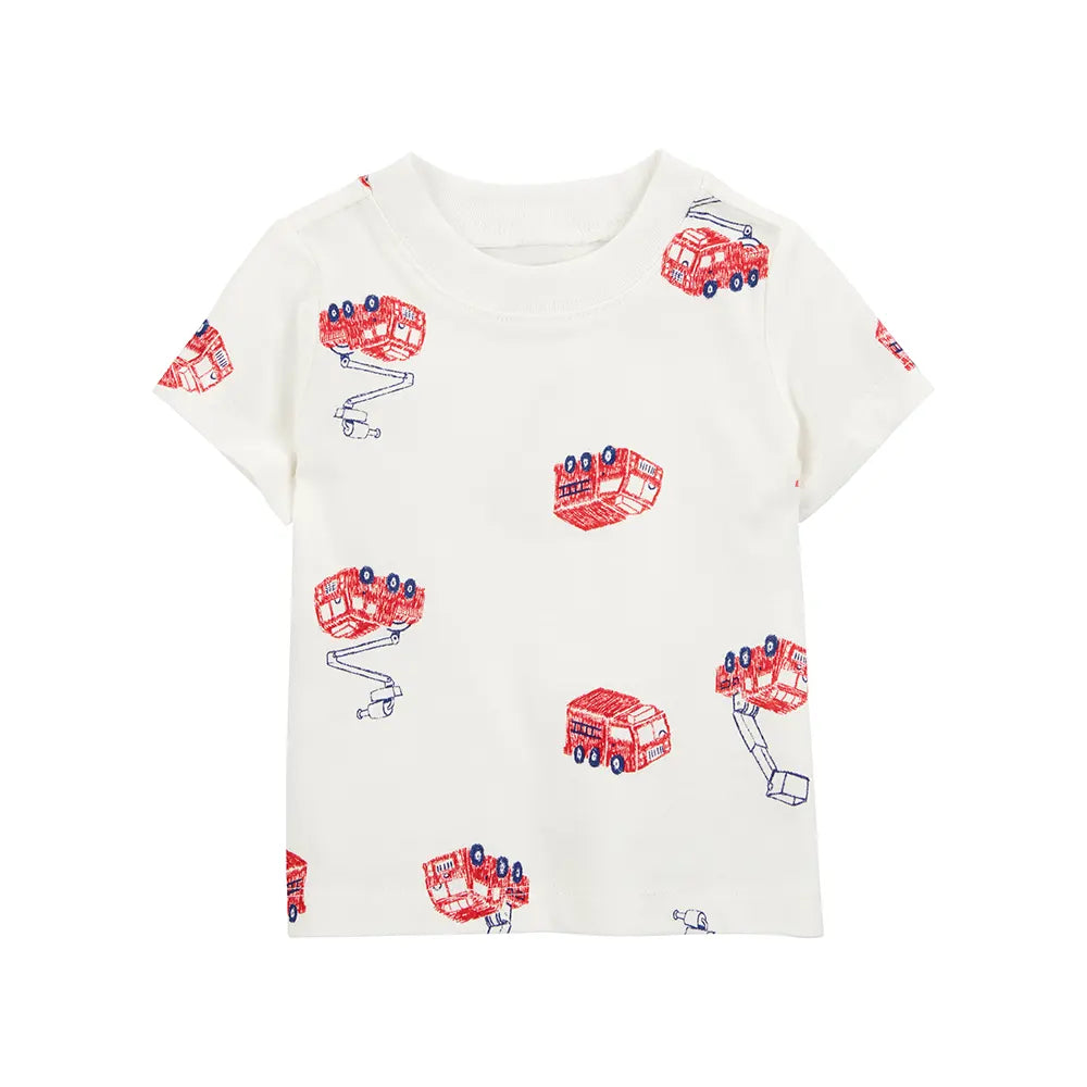 Carter's Baby Shortalls & T-shirt Set - Firefighter