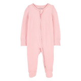 Pyjama dors-bien PurelySoft zippé bébé fille - Rose