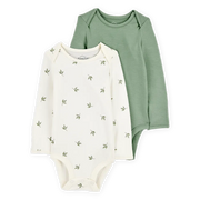Lot de 2 bodys manches longues PurelySoft bébé
