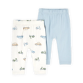 Carter's Baby Boy 2-Pack PurelySoft Pants - Blue & Ivory