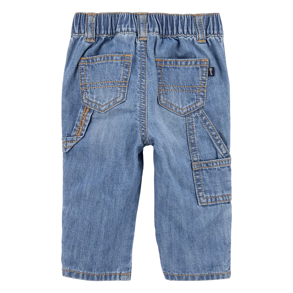 OshKosh Baby Boy Cuffed Jeans - Blue