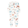 Pyjama dors-bien zippé dinosaure bébé garçon - Coton