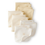 Lot de 6 débarbouillettes bébé - Jaune