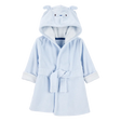 Peignoir à capuche chien bébé garçon - Bleu