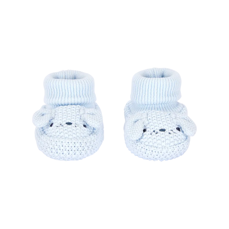 Patucos de ganchillo para bebé niño Carter's - Perrito azul