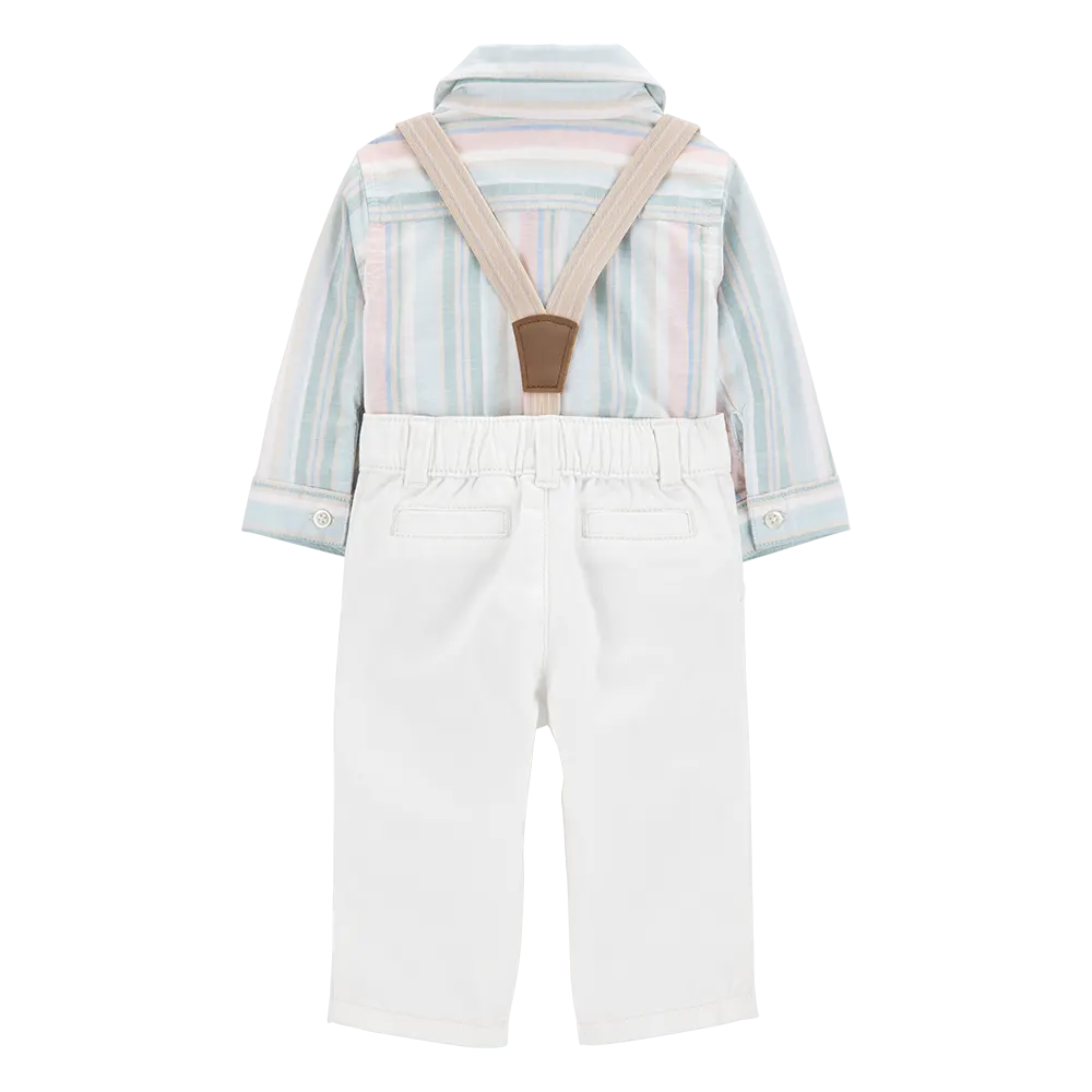Carter's Baby Boy 3-Piece Set with Suspenders