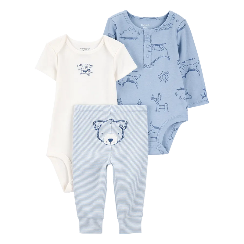 Ensemble 3 Pièces Bébé Garçon Carter's - Ours