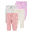 Lot de 4 pantalons pour bébé fille
